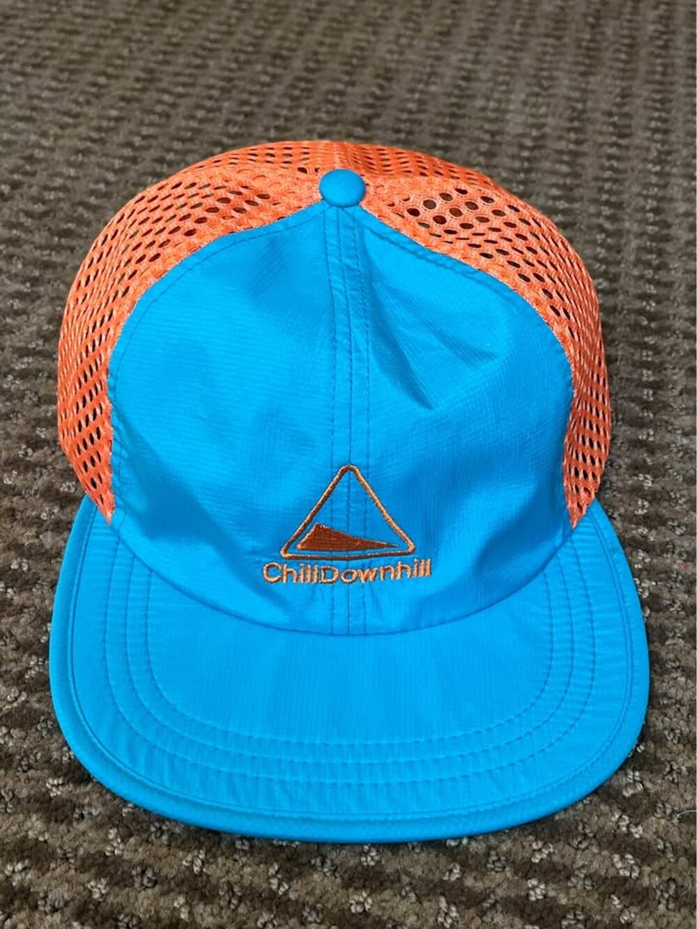 🔥💙🧡Richardson 935 Rogue Wide Set Mesh Cap. Running. Unisex. OSFM. EUC!🧡💙🔥